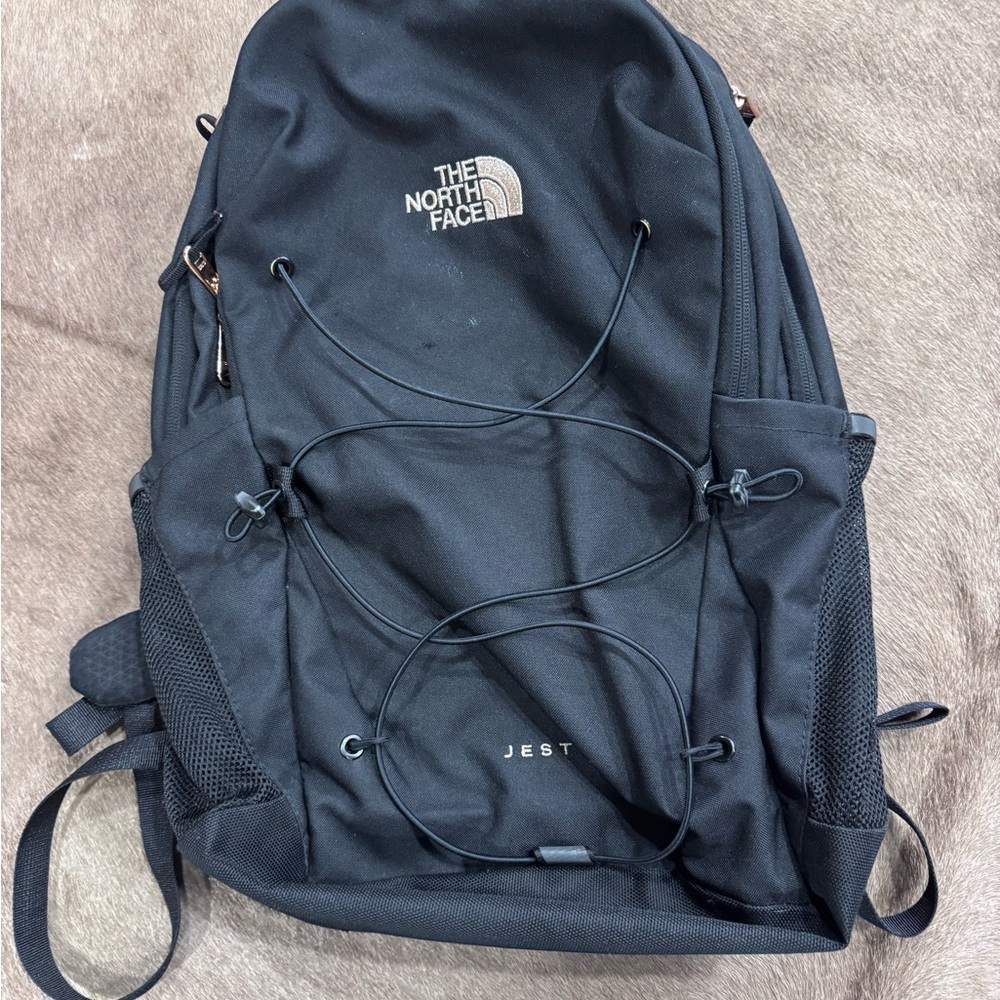 The North Face Black/gold Backpack